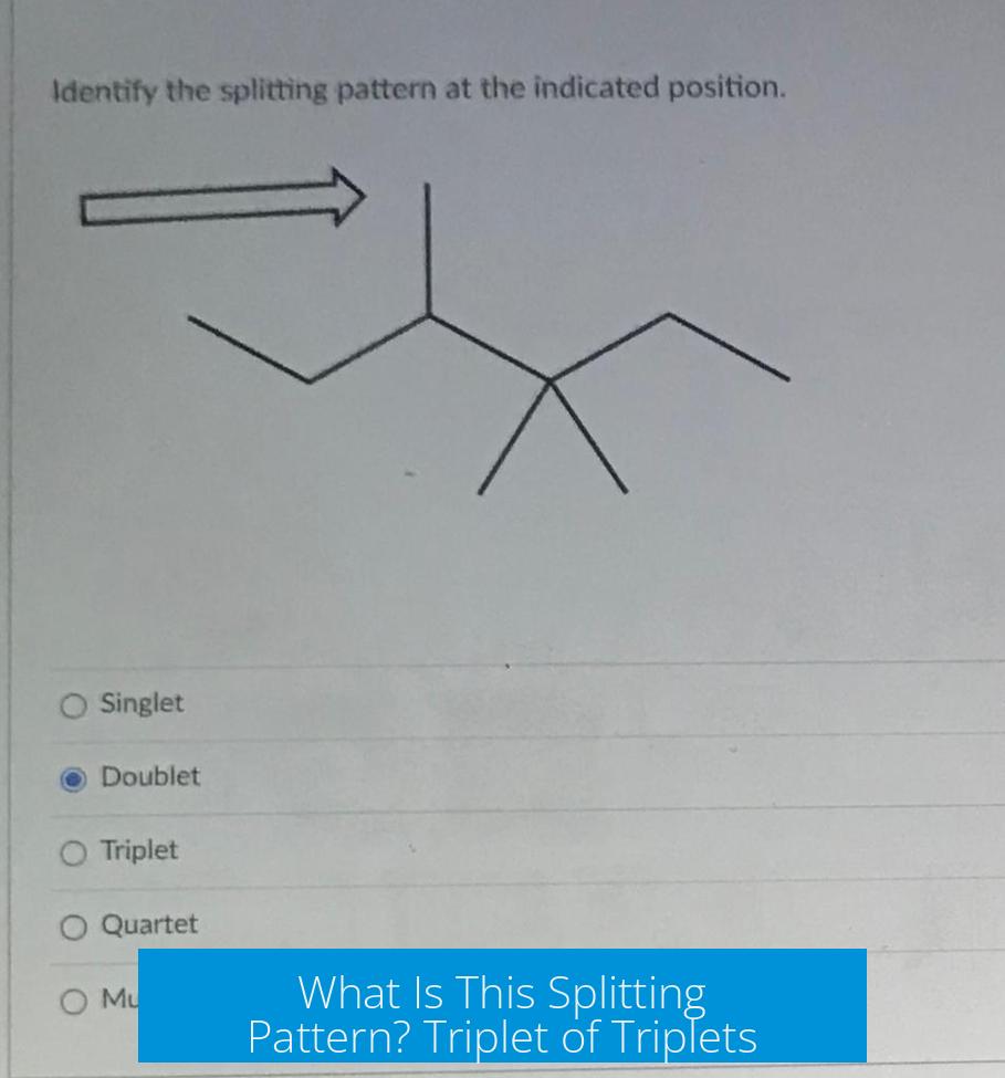 What Is This Splitting Pattern? Triplet of Triplets?
