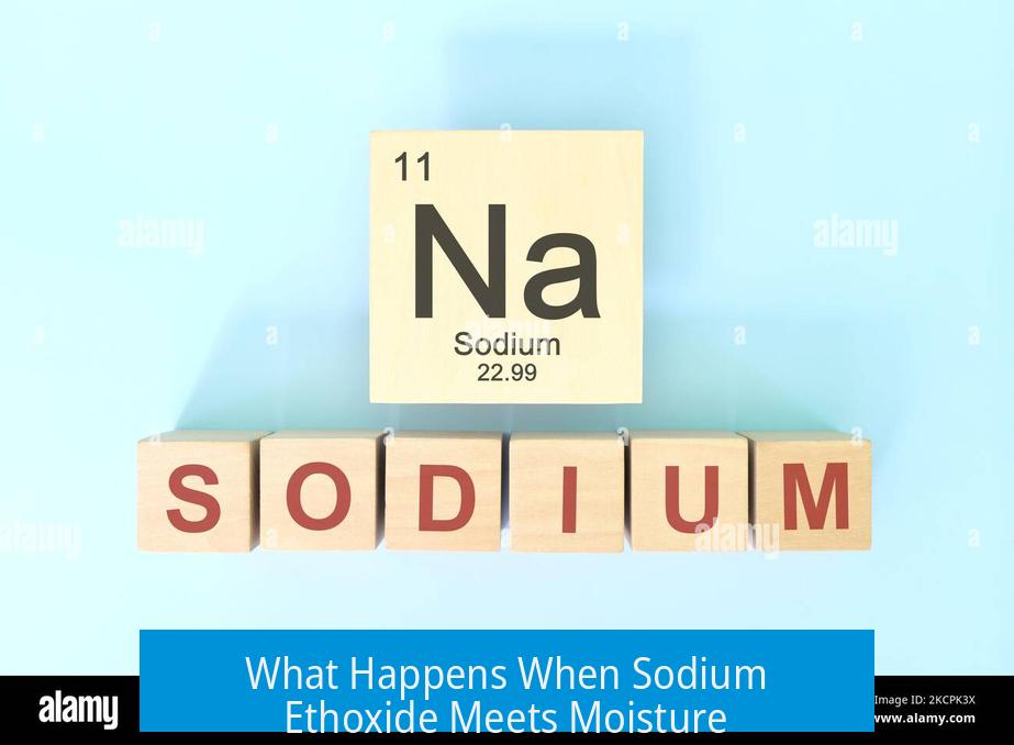 What Happens When Sodium Ethoxide Meets Moisture?