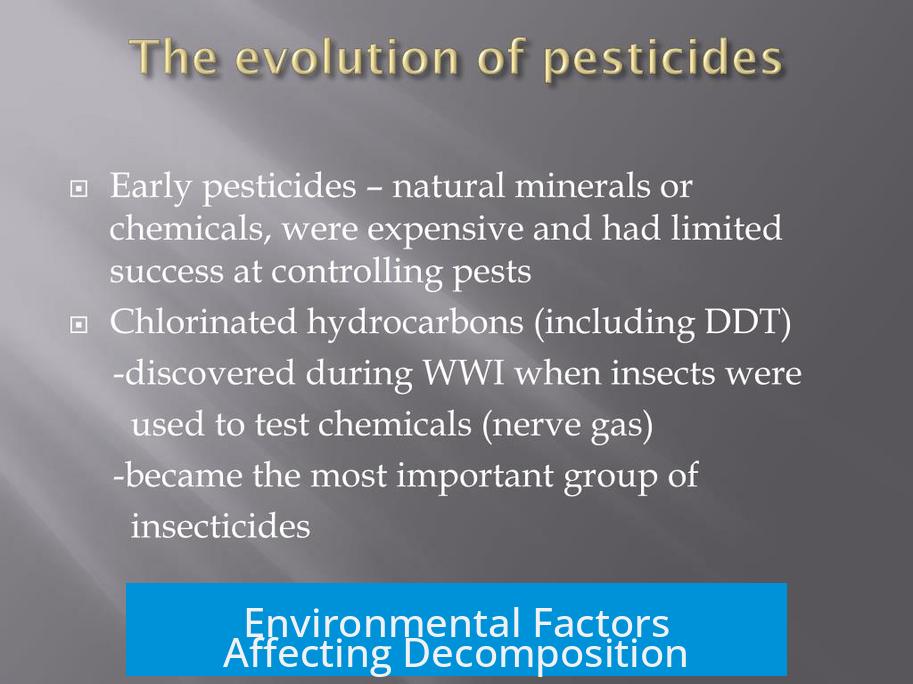 Environmental Factors Affecting Decomposition