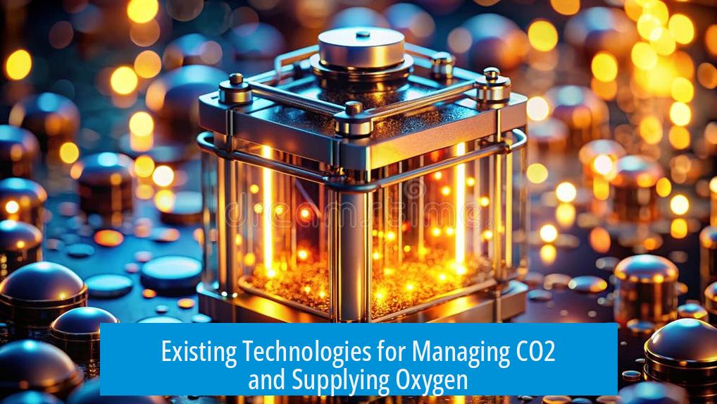 Existing Technologies for Managing CO2 and Supplying Oxygen