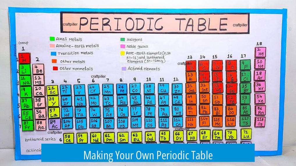 Making Your Own Periodic Table