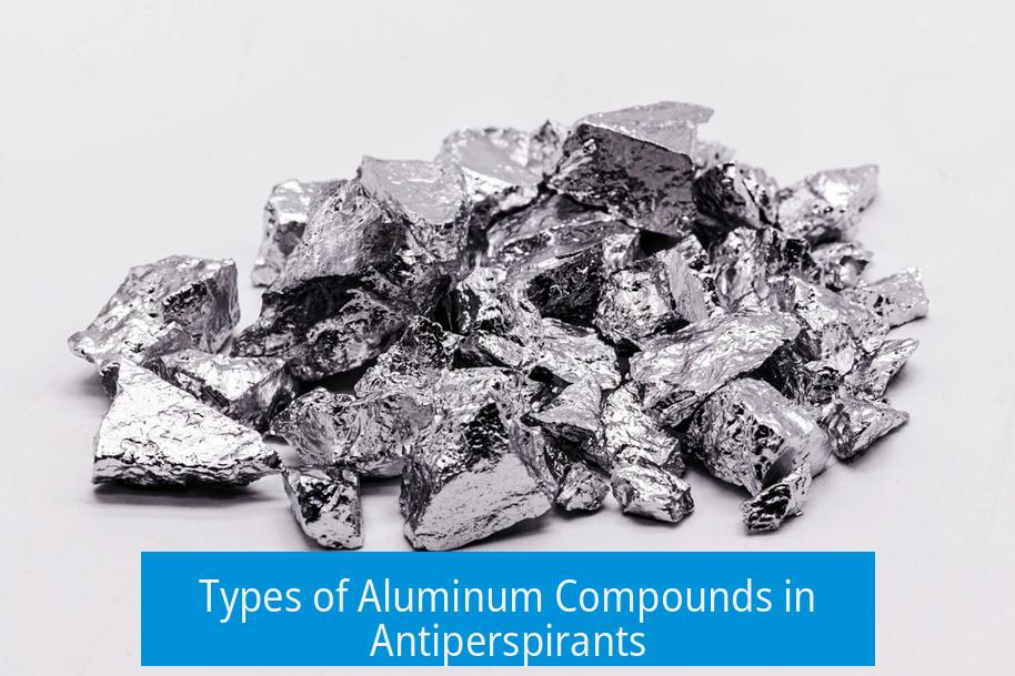 Types of Aluminum Compounds in Antiperspirants