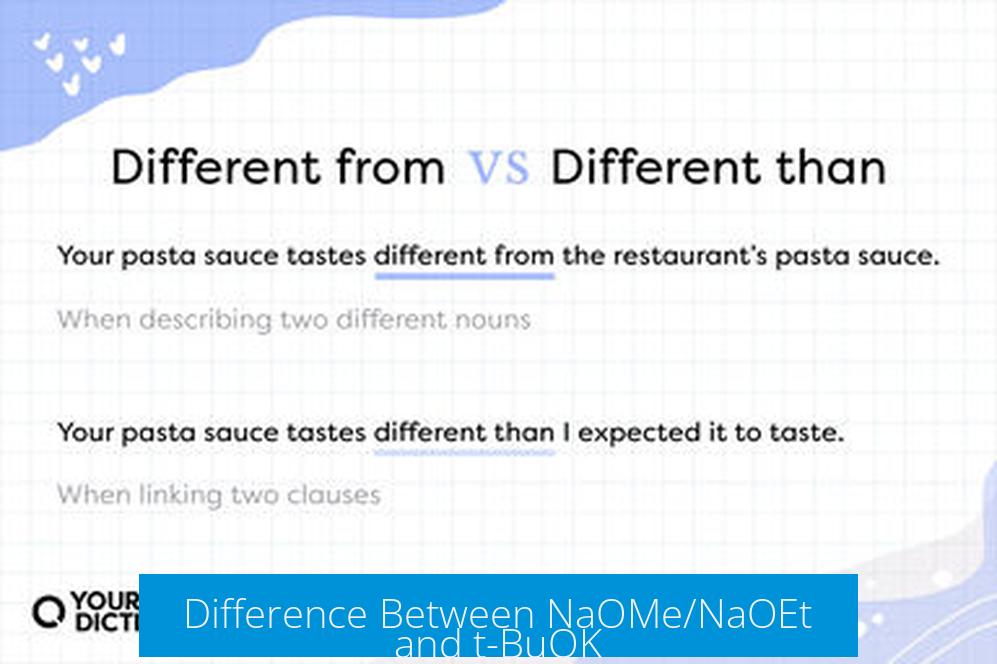 Difference Between NaOMe/NaOEt and t-BuOK