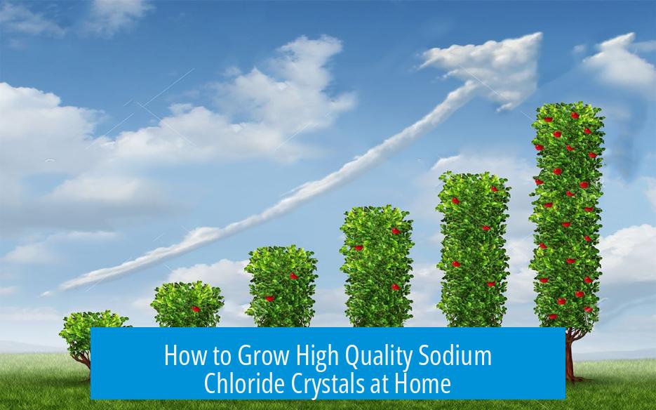 How to Grow High Quality Sodium Chloride Crystals at Home