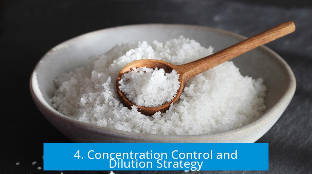 4. Concentration Control and Dilution Strategy