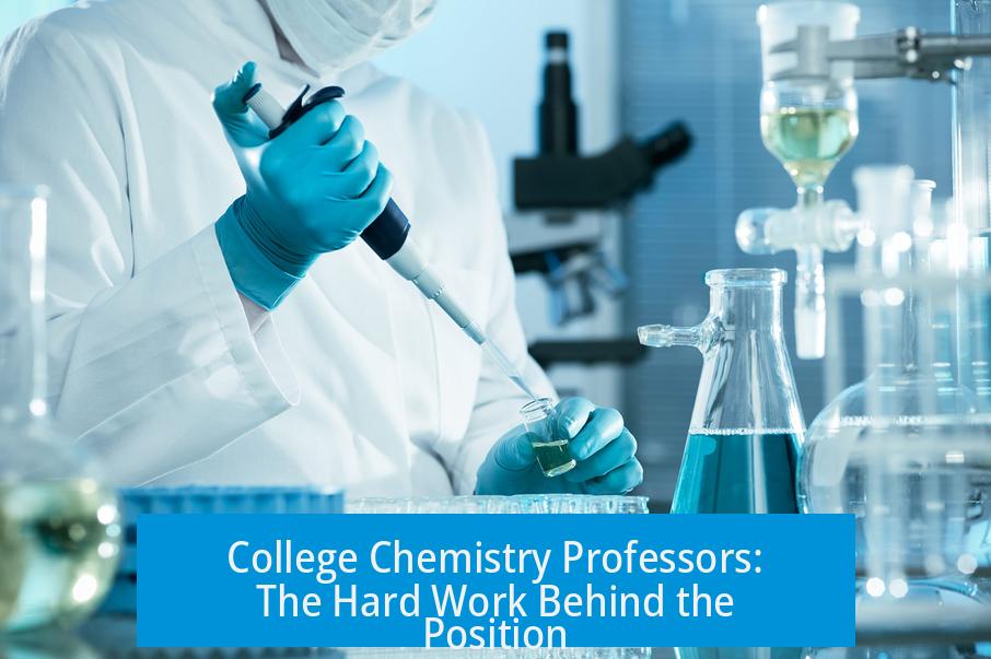 College Chemistry Professors: The Hard Work Behind the Position