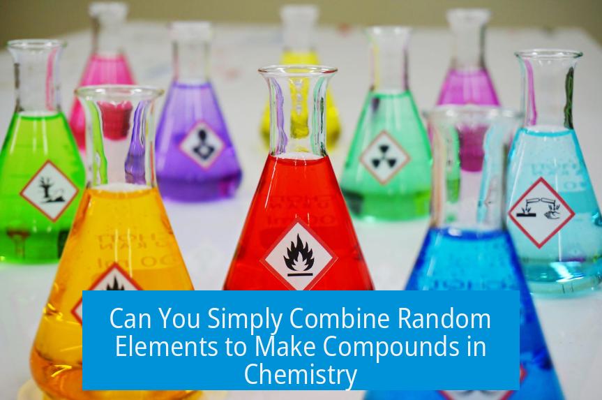 Can You Simply Combine Random Elements to Make Compounds in Chemistry?