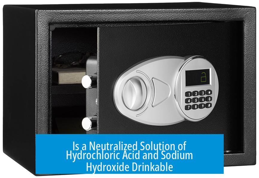 Is a Neutralized Solution of Hydrochloric Acid and Sodium Hydroxide Drinkable?