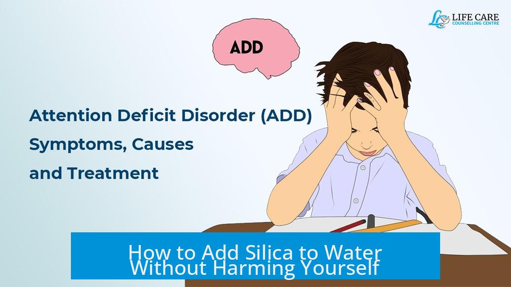 How to Add Silica to Water Without Harming Yourself