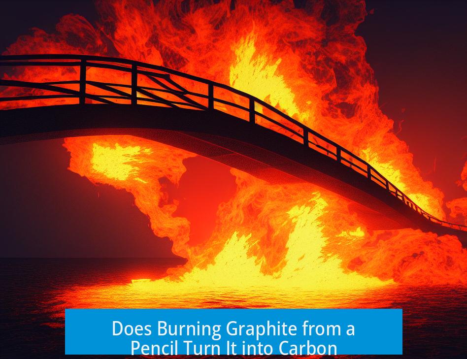 Does Burning Graphite from a Pencil Turn It into Carbon?