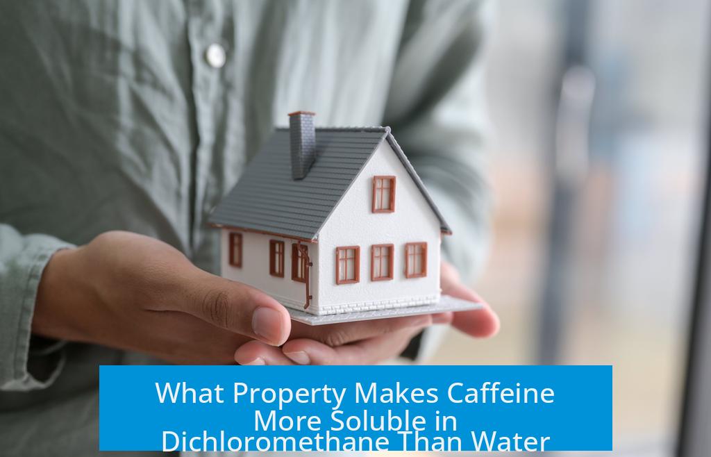 What Property Makes Caffeine More Soluble in Dichloromethane Than Water?