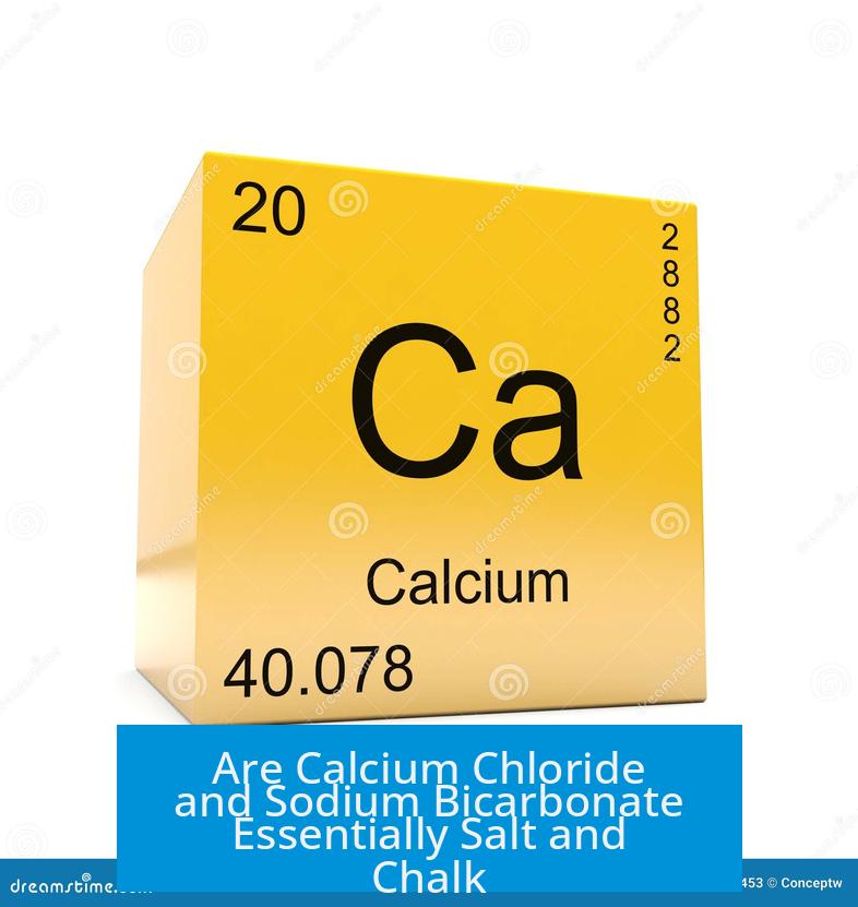 Are Calcium Chloride and Sodium Bicarbonate Essentially Salt and Chalk?