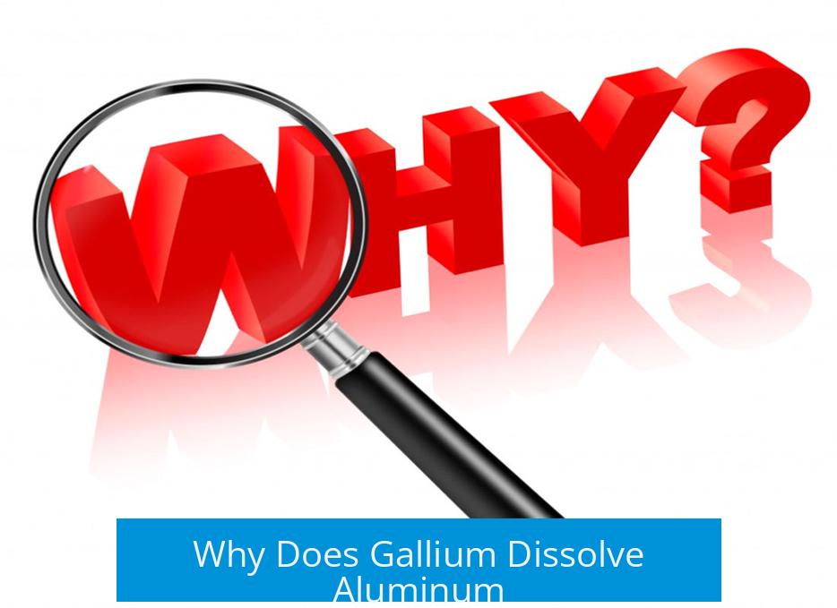 Why Does Gallium Dissolve Aluminum?