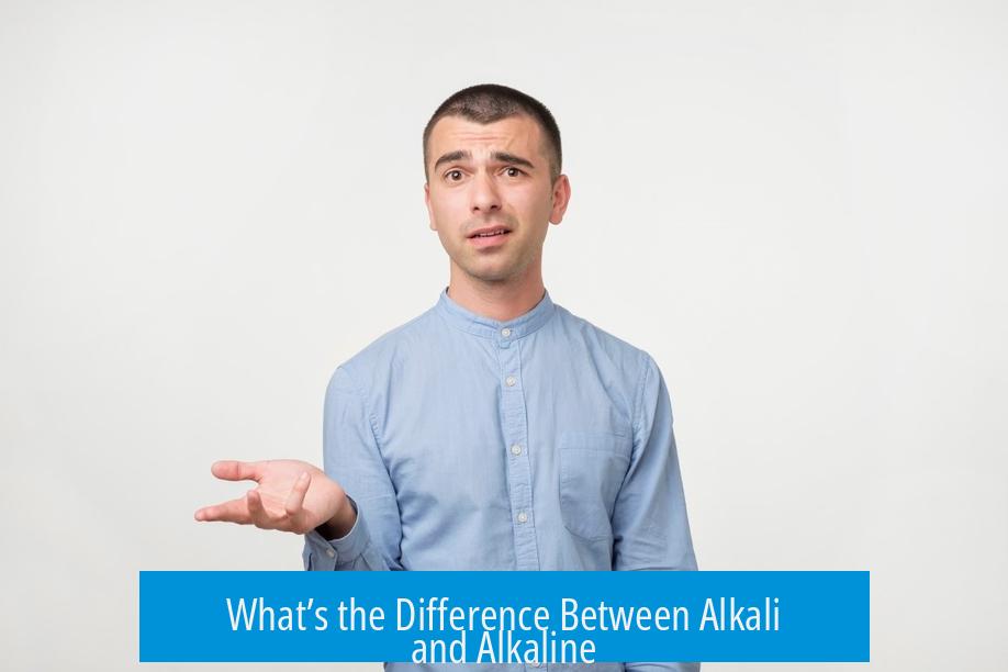 What’s the Difference Between Alkali and Alkaline?