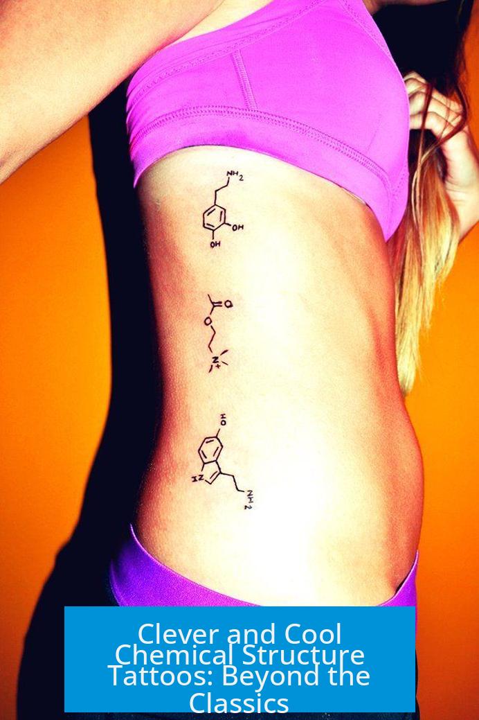 Clever and Cool Chemical Structure Tattoos: Beyond the Classics