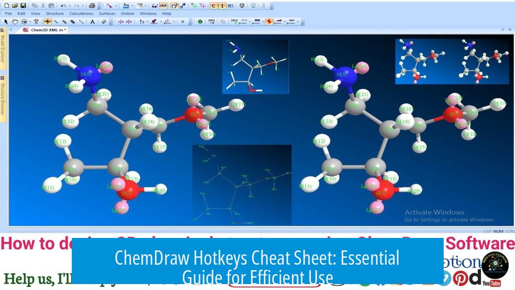 ChemDraw Hotkeys Cheat Sheet: Essential Guide for Efficient Use