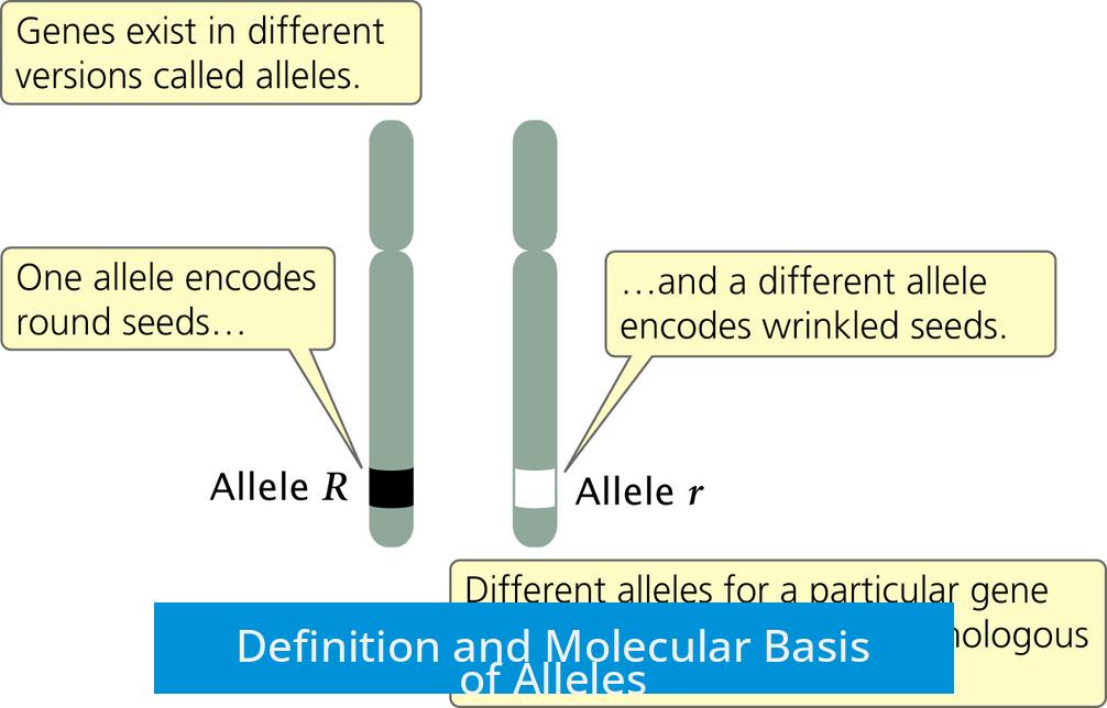 Definition and Molecular Basis of Alleles