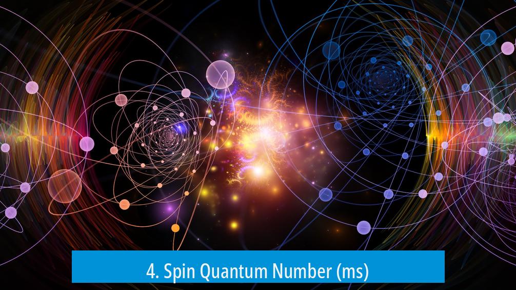 4. Spin Quantum Number (ms)
