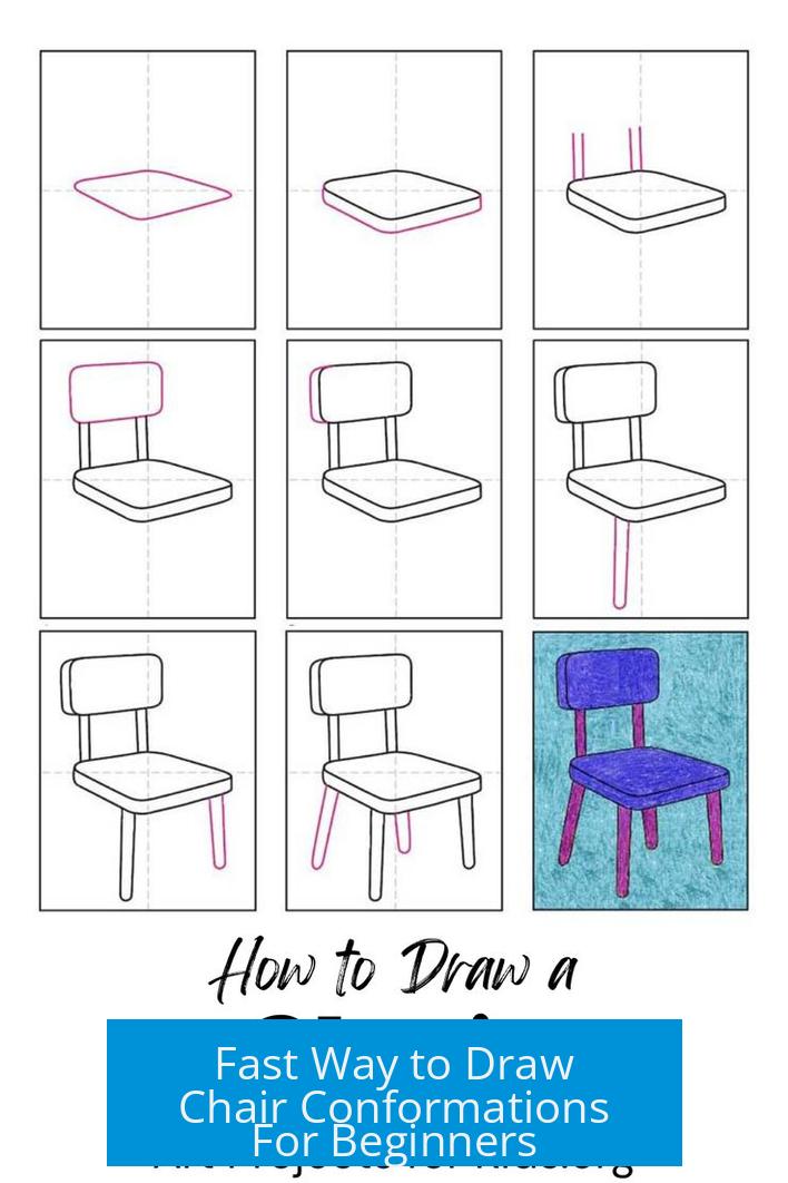 Fast Way to Draw Chair Conformations For Beginners