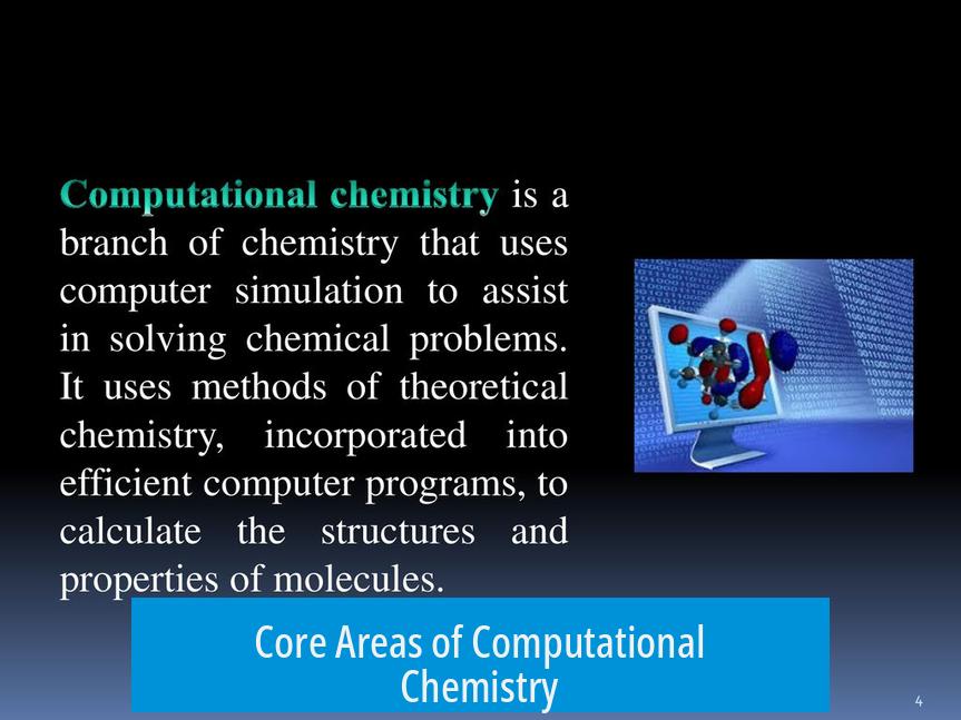 Core Areas of Computational Chemistry