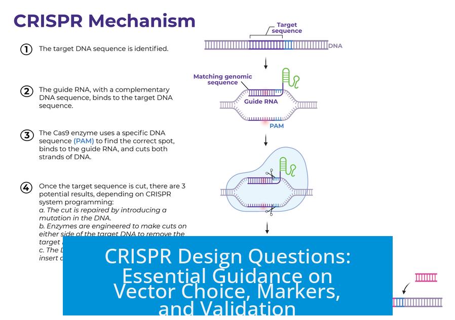 CRISPR Design Questions: Essential Guidance on Vector Choice, Markers, and Validation