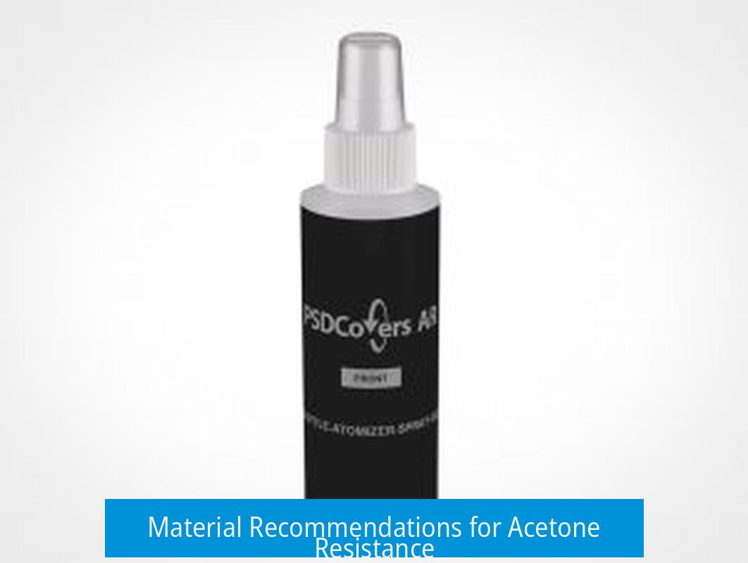 Material Recommendations for Acetone Resistance