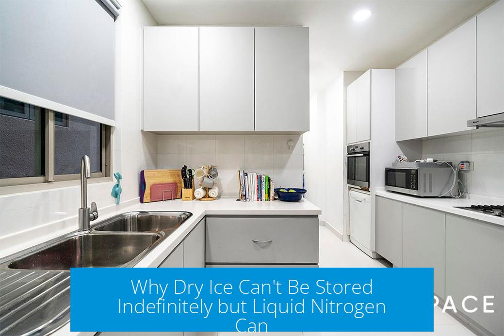 Why Dry Ice Can't Be Stored Indefinitely but Liquid Nitrogen Can