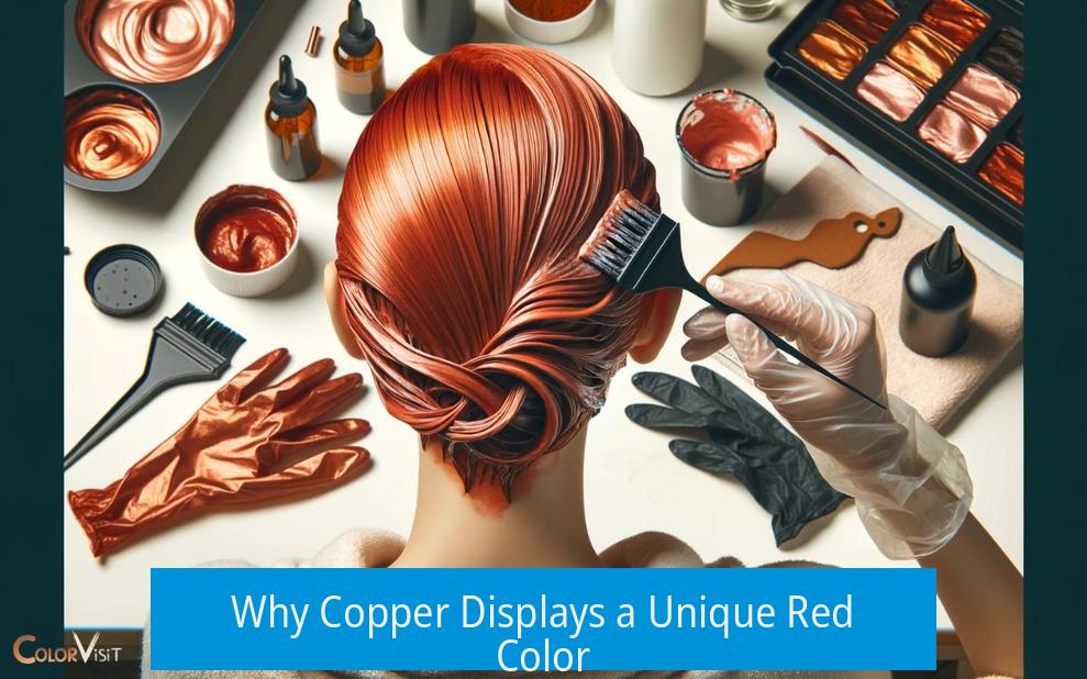 Why Copper Displays a Unique Red Color