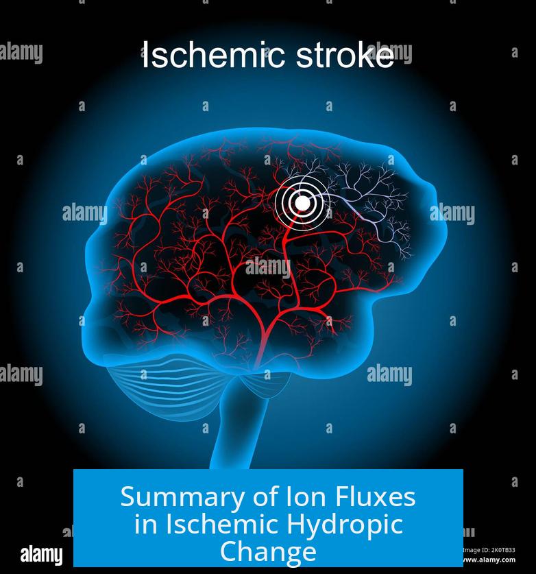 Summary of Ion Fluxes in Ischemic Hydropic Change