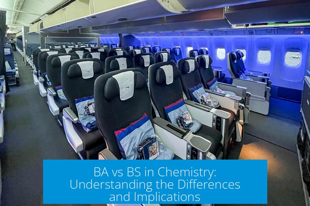 BA vs BS in Chemistry: Understanding the Differences and Implications
