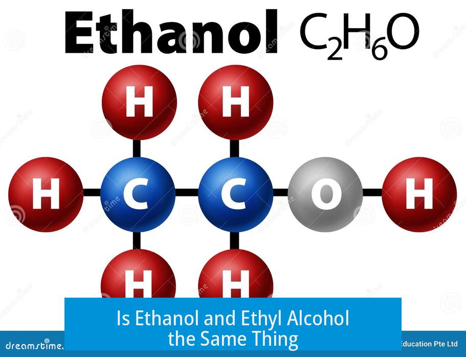 Is Ethanol and Ethyl Alcohol the Same Thing?