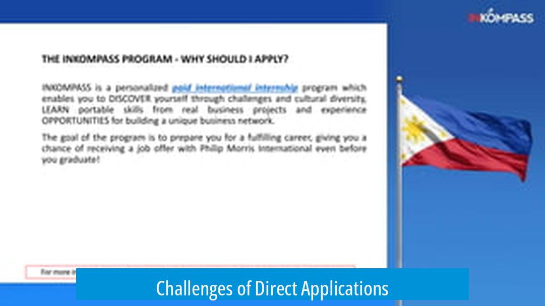 Challenges of Direct Applications