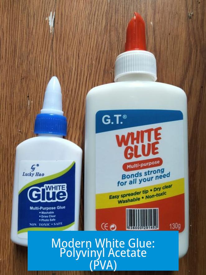 Modern White Glue: Polyvinyl Acetate (PVA)