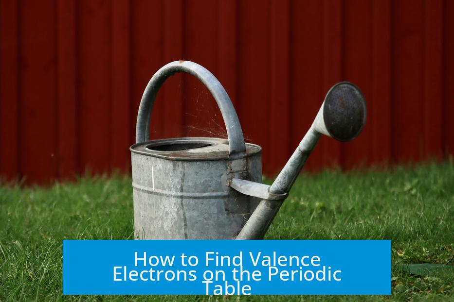 How to Find Valence Electrons on the Periodic Table