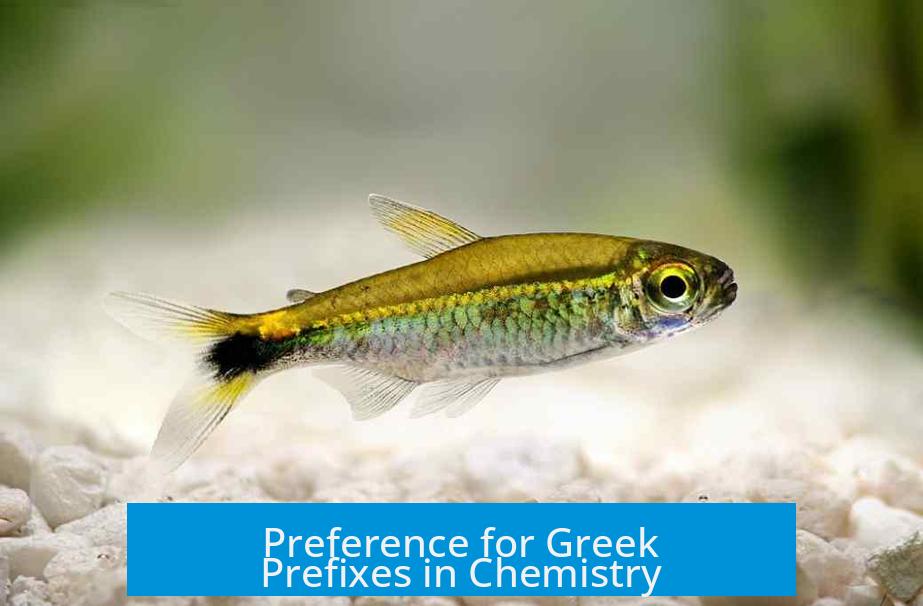 Preference for Greek Prefixes in Chemistry