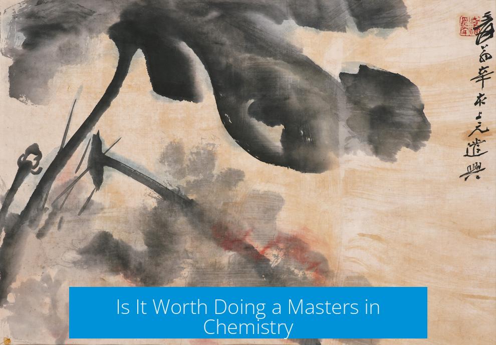 Is It Worth Doing a Masters in Chemistry?