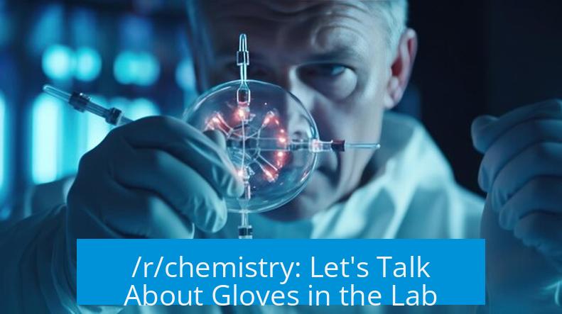 /r/chemistry: Let's Talk About Gloves in the Lab