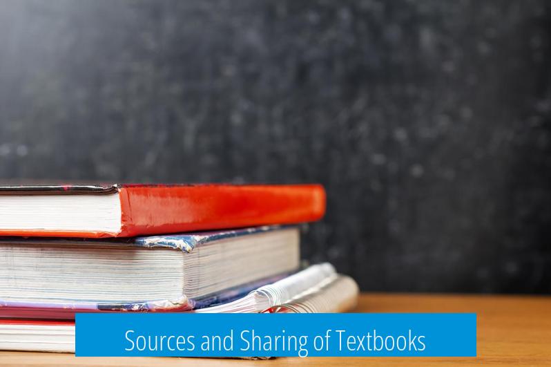 Sources and Sharing of Textbooks