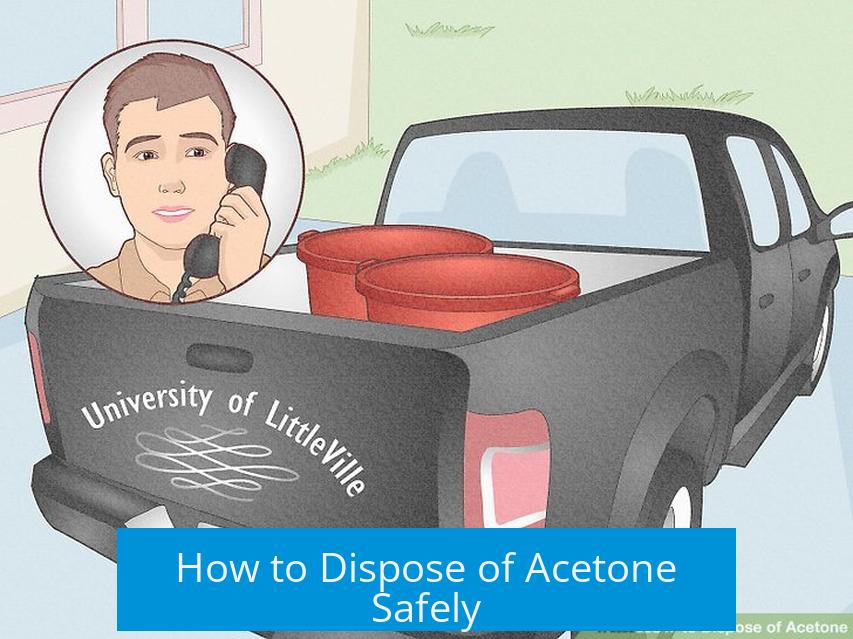 How to Dispose of Acetone Safely
