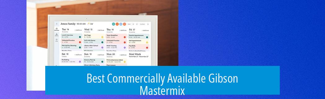 Best Commercially Available Gibson Mastermix
