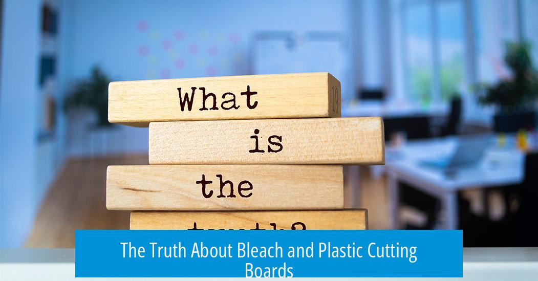 The Truth About Bleach and Plastic Cutting Boards