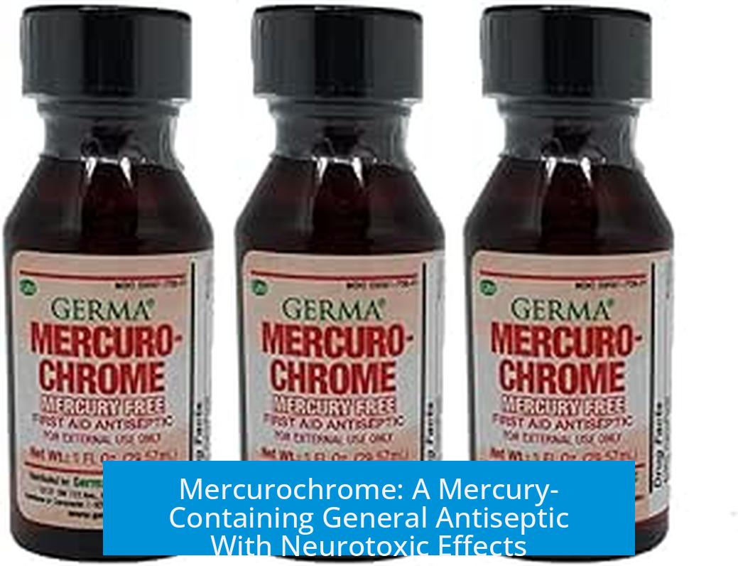 Mercurochrome: A Mercury-Containing General Antiseptic With Neurotoxic Effects