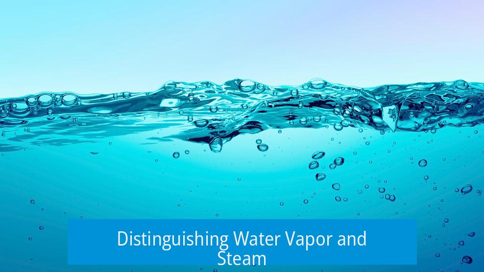 Distinguishing Water Vapor and Steam