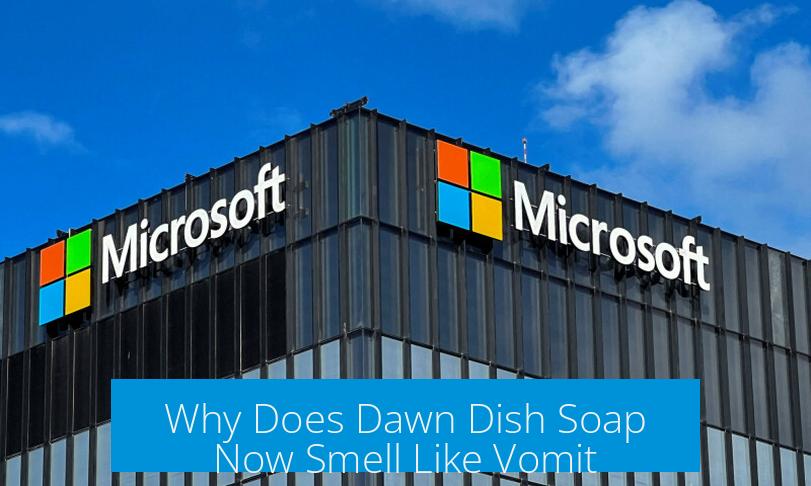 Why Does Dawn Dish Soap Now Smell Like Vomit?