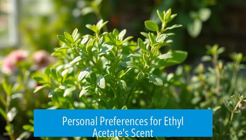 Personal Preferences for Ethyl Acetate's Scent