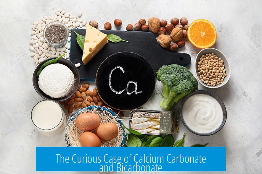 The Curious Case of Calcium Carbonate and Bicarbonate