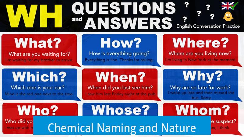 Chemical Naming and Nature