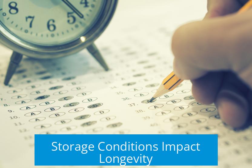 Storage Conditions Impact Longevity
