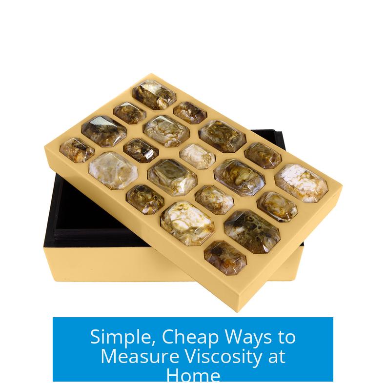 Simple, Cheap Ways to Measure Viscosity at Home