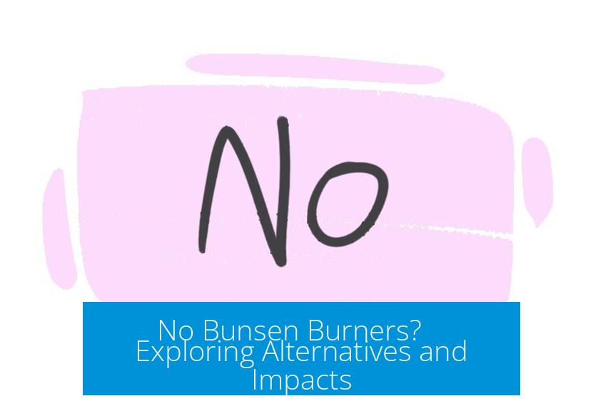 No Bunsen Burners? 😔 Exploring Alternatives and Impacts